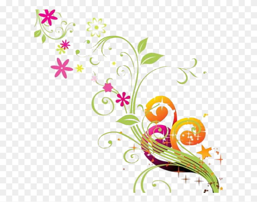 621x601 Floral Vector Vector Floral Background, Graphics, Floral Design Descargar Hd Png