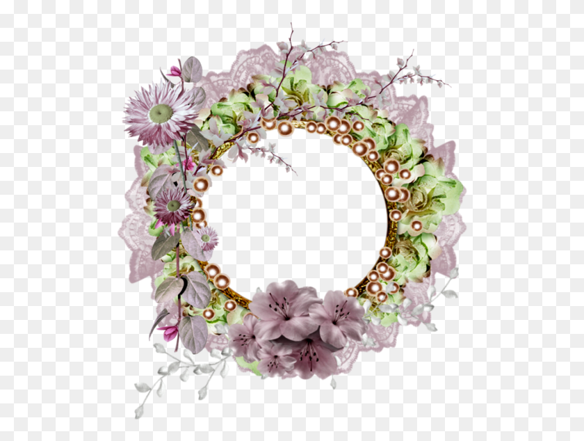 506x574 Floral Wreath Gifs Wreaths Wallpaper Home Decor Frame Graduation Background, Floral Design, Pattern, Graphics HD PNG Download