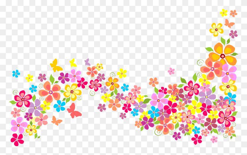 1000x598 Флорес Клип Kwiaty Scrap Clip Art Fondos De Flores, Цветочный Дизайн, Узор, Графика Hd Png Скачать