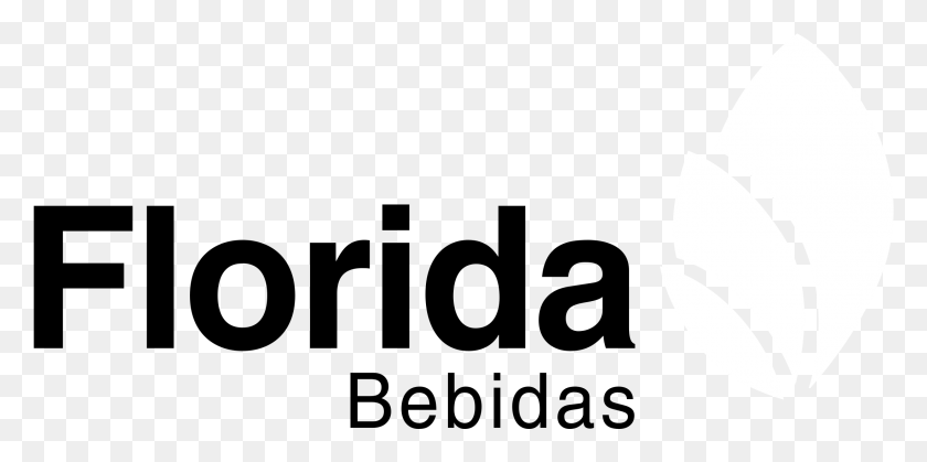 2191x1009 Florida Bebidas Logo Black And White, Outdoors, Nature, Gray HD PNG Download