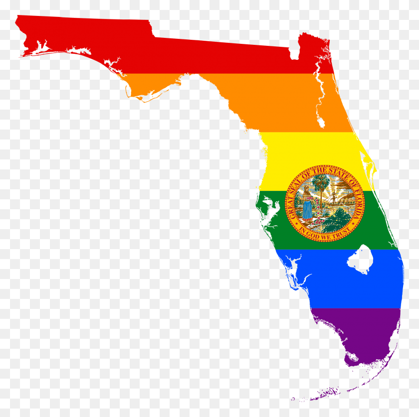 2000x1994 Флаг Флориды Гей, Строительный Кран, Участок, Свет Hd Png Скачать