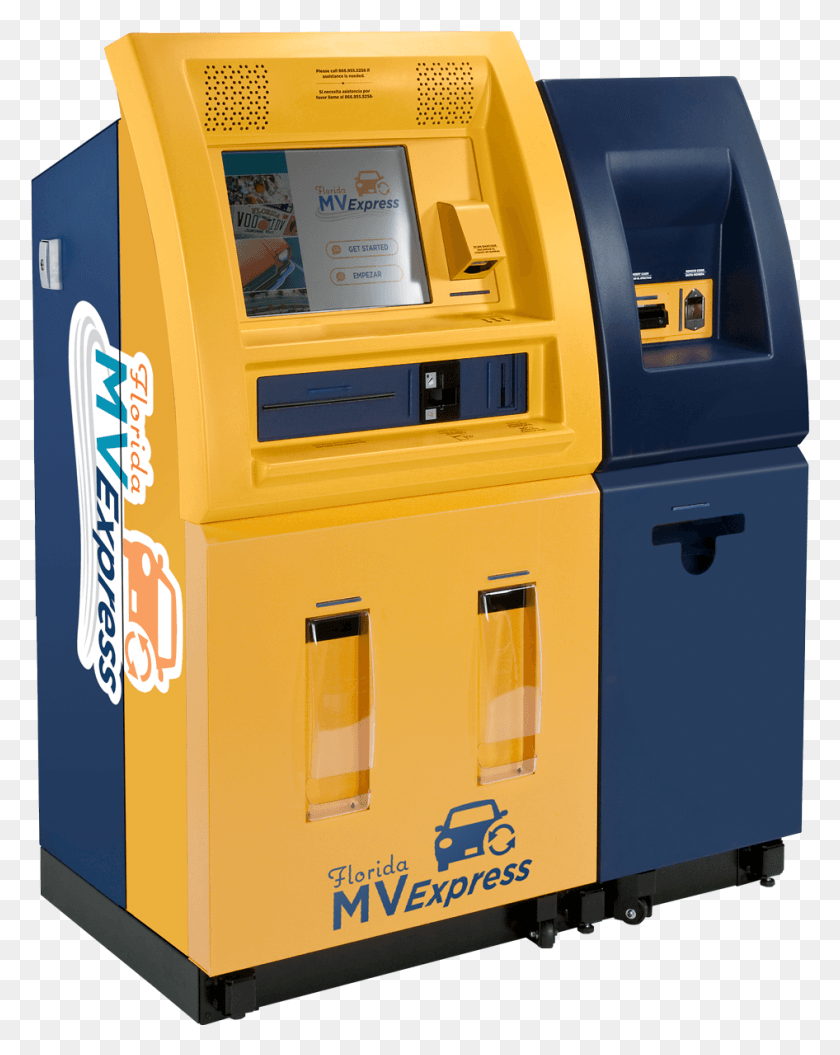 946x1207 Florida Mv Express Kiosk, Machine, Atm, Cash Machine HD PNG Download