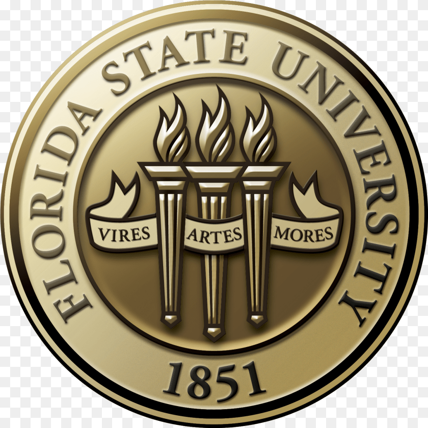 1501x1501 Florida State University Florida State University Logo, Coin, Money, Architecture, Building Clipart PNG