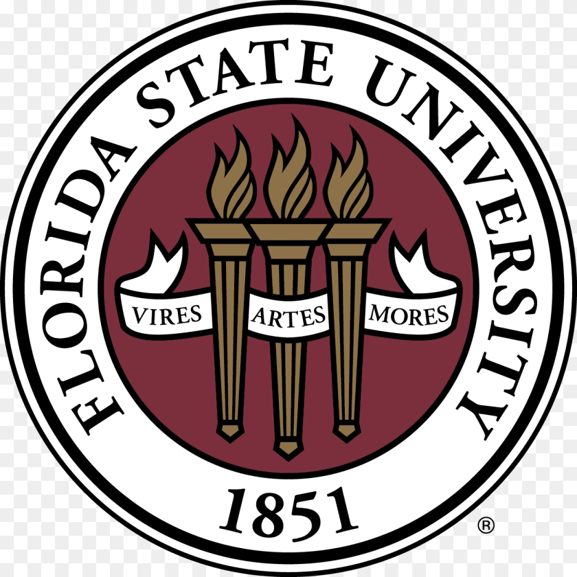 1200x1200 Florida State University Seal Florida State University, Light, Emblem, Symbol, Logo Sticker PNG