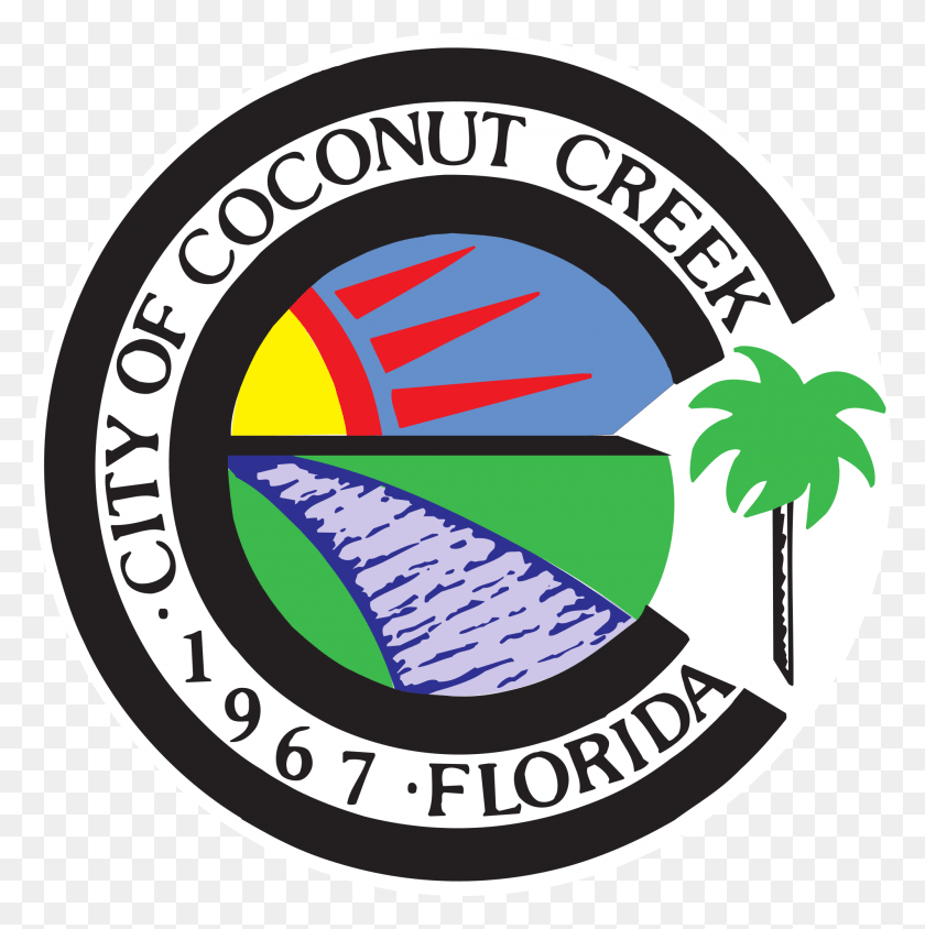 2000x2012 Florida Svg File Coconut Creek Police Logo, Symbol, Trademark, Label HD PNG Download