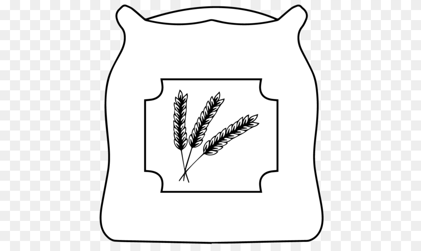 Flour Clipart Black And White, Grass, Plant, Leaf, Agropyron Transparent PNG