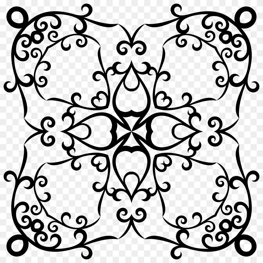 1920x1920 Flourish Frame Clipart, Art, Floral Design, Graphics, Pattern Sticker PNG