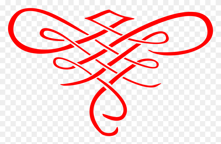 1456x910 Flourishes Svg Red Red Flourish, Text, Graphics HD PNG Download
