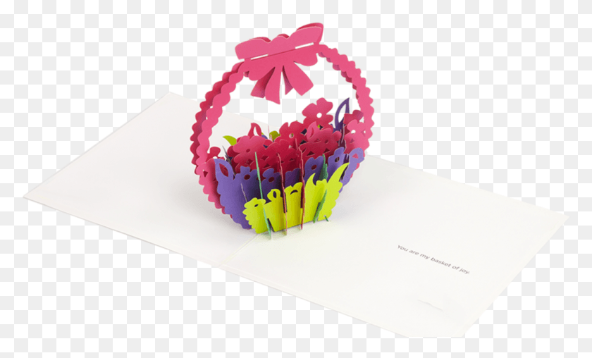 1057x608 Flower Basket Pop Up Card Origami, Paper, Graphics HD PNG Download