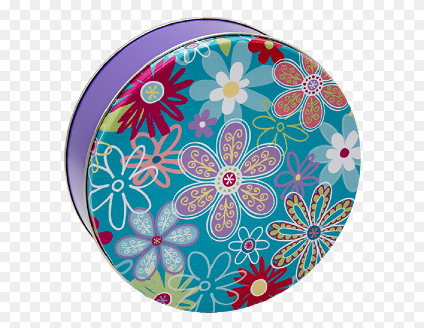 593x591 Цветочные Цветывинтажный Цветочный Круг, Ковер, Узор, Цветочный Дизайн Hd Png Скачать