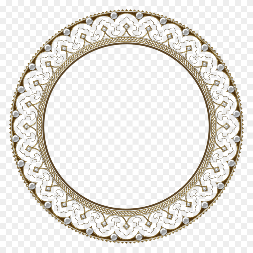 1023x1024 Flower Border Circle Borders Flower Clipart Round Flower Images, Oval, Gold HD PNG Download