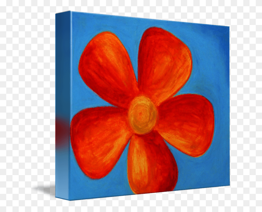 650x618 Flower By Caitlin Fogerty Flower Still Life Oil Pastel, Machine, Propeller, Plant HD PNG Download