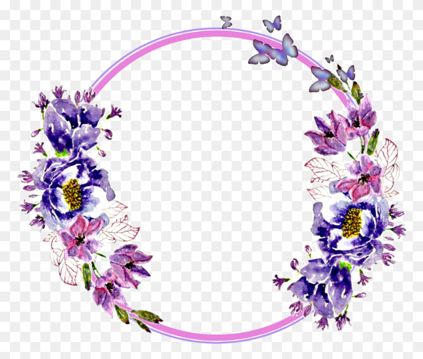 878x737 Flower Circle Transparent Transparent Flowers In Circle, Plant, Blossom, Graphics HD PNG Download