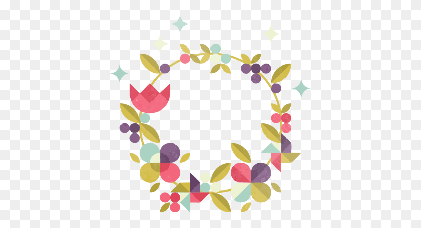 403x395 Flower Crown Flower Crown And Vector For Free Flower Crown Vector, Graphics, Floral Design HD PNG Download