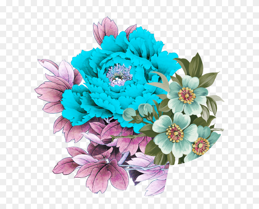 621x617 Flower Decoration Moutan Peony, Floral Design, Pattern, Graphics HD PNG Download