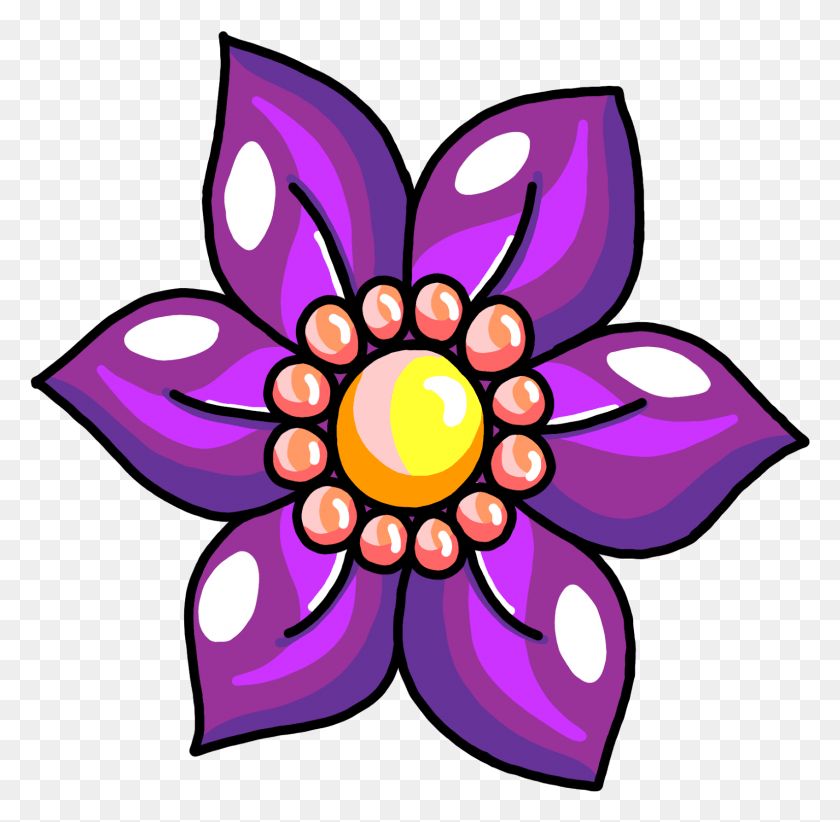 1534x1500 Flower Doodle Clip Art, Floral Design, Pattern, Graphics HD PNG Download