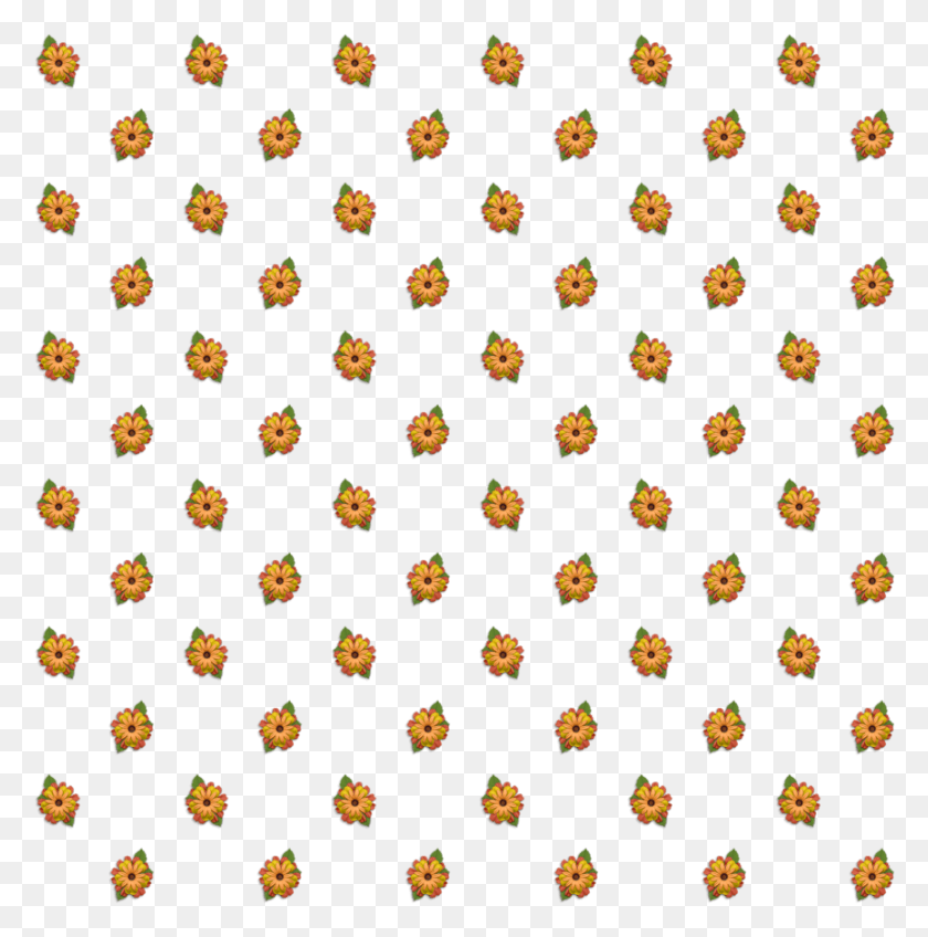 867x877 Цветочный Emoji Желтый Узор Иллюстрация, Коврик, Символ, Бумага Hd Png Скачать
