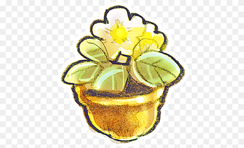 Flower Flowerpot Icon, Food, Ice Cream, Cream, Dessert Clipart PNG