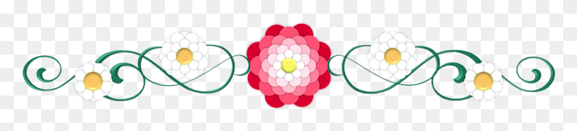 943x160 Flower Free Image On Pixabay Petal Petals Circle, Dahlia, Plant, Blossom HD PNG Download