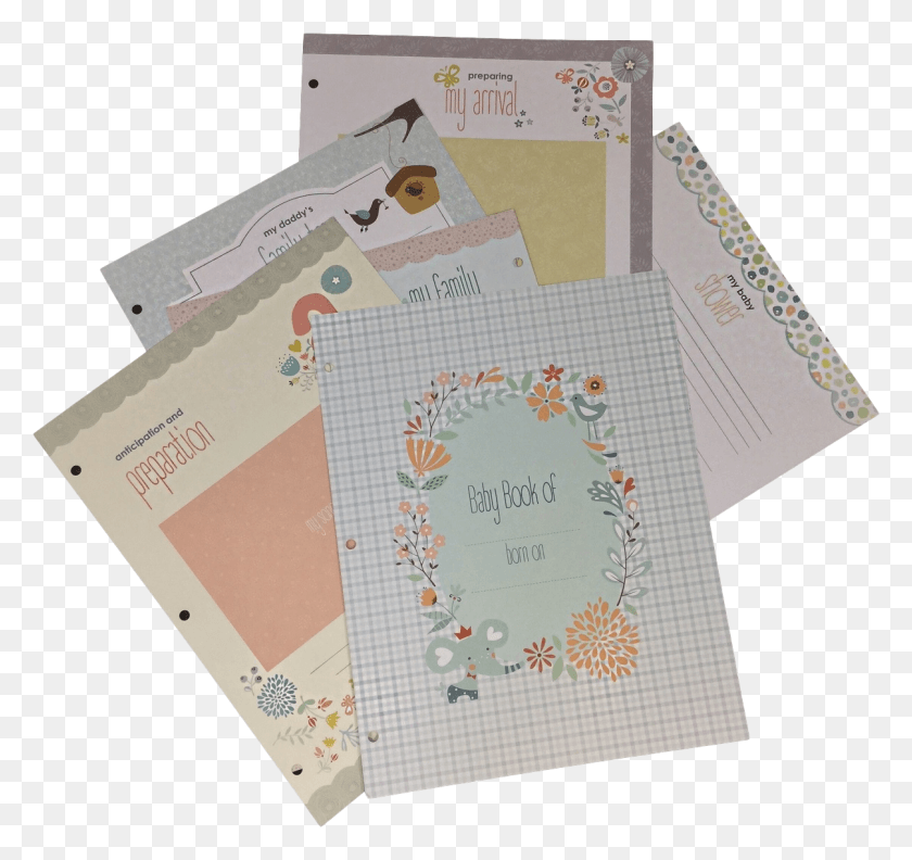 1206x1132 Flower Garland In Silk Personalized Baby Memory Book Envelope, Text, Rug, Mail HD PNG Download