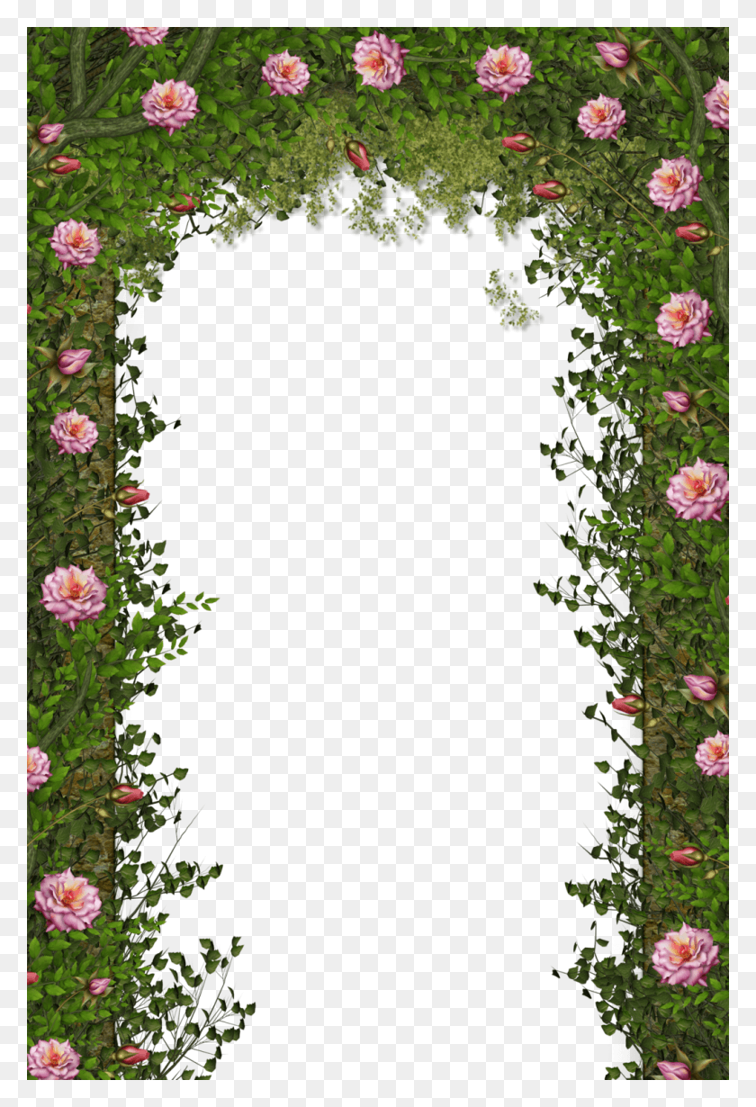 1024x1536 Flower Gate, Plant, Blossom, Wreath HD PNG Download