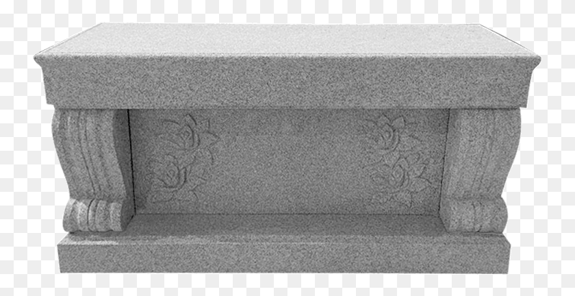 745x372 Flower Harp Bench Design Coffee Table, Rock, Rug, Tomb Descargar Hd Png