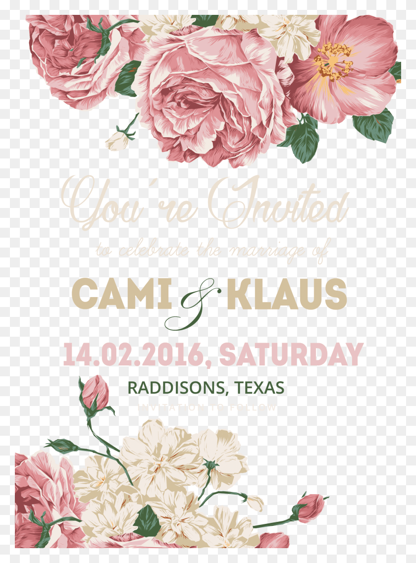 1575x2175 Flower Material Invitations Template Invitation Wedding Wedding Invitation Template, Plant, Blossom, Carnation HD PNG Download