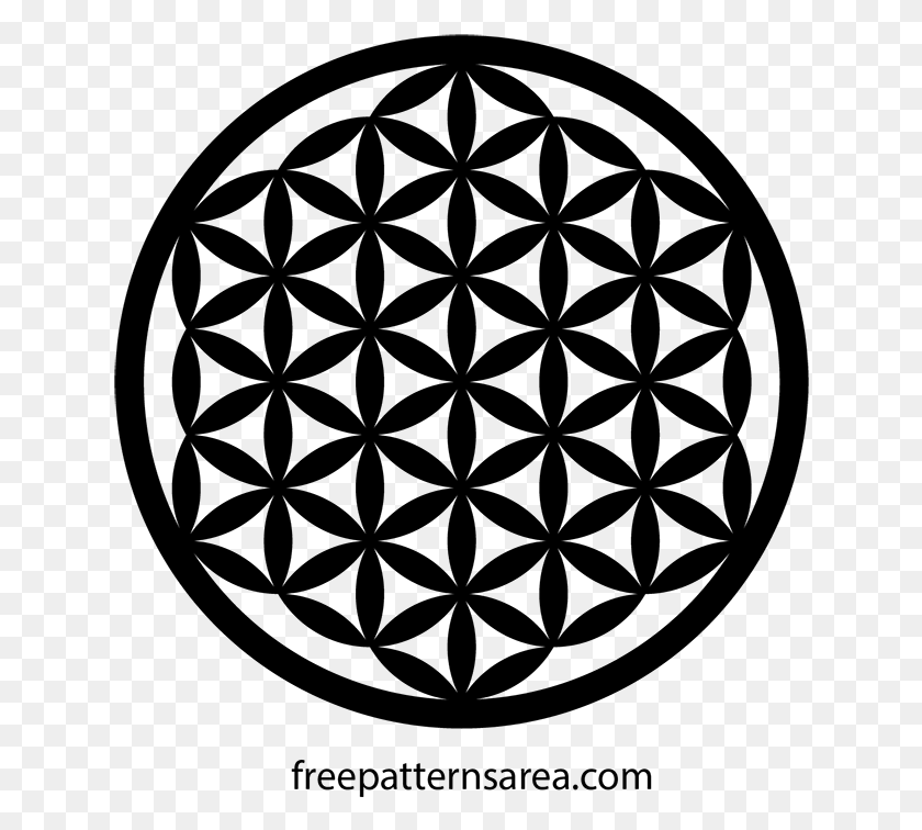 634x696 Flower Of Life, Gray, World Of Warcraft HD PNG Download