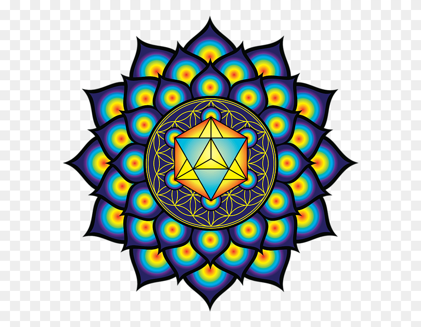 592x592 La Flor De La Vida, La Geometría Sagrada, Arte Geométrico, Mandala, Mantra Galáctico, Iluminación, Adorno Hd Png