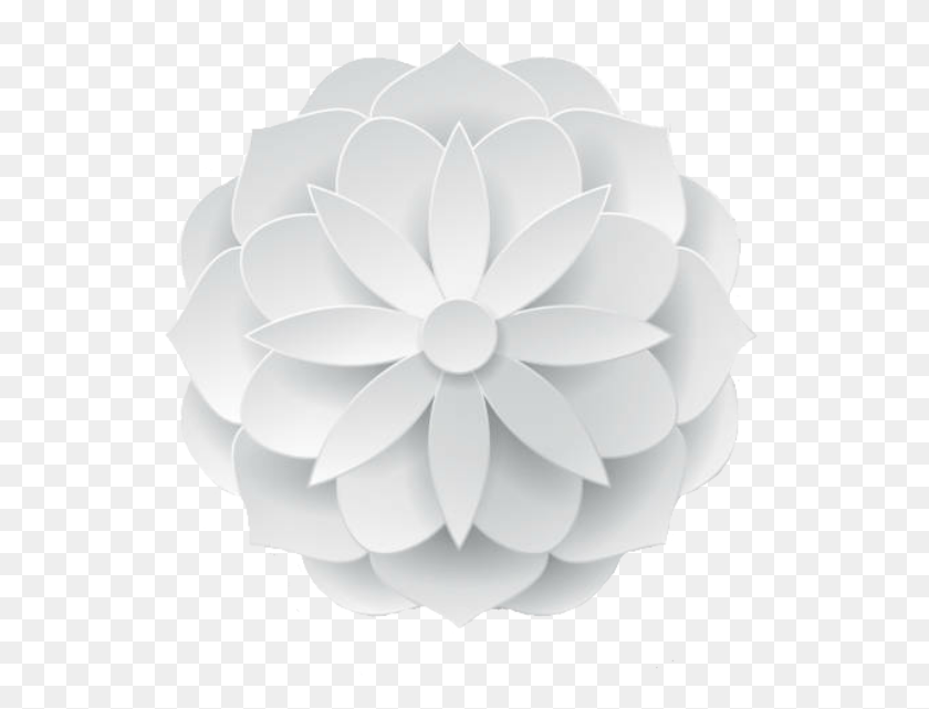 548x581 Flower Paperflower Decoration Element Vector White White Flower Transparent Background, Pillow, Cushion, Light Fixture HD PNG Download