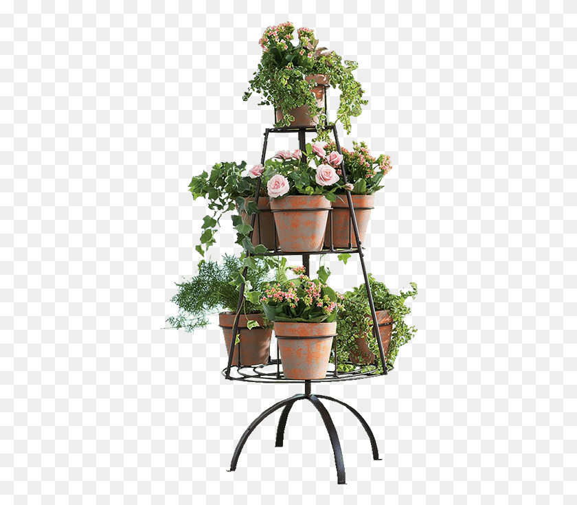 377x675 Flower Pot With Table, Plant, Flower, Blossom HD PNG Download
