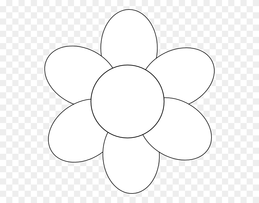 552x600 Flower Template Free Printable Mothers Day Flower Template, Pattern, Ornament, White HD PNG Download