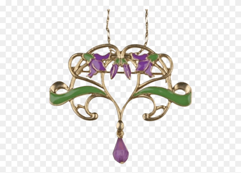 503x542 Flower Vine Pendant Chain, Jewelry, Accessories, Accessory Descargar Hd Png