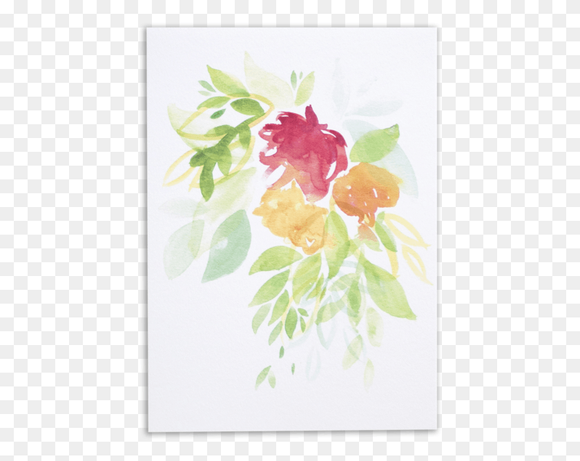 442x608 Flower Watercolor, Graphics, Floral Design HD PNG Download