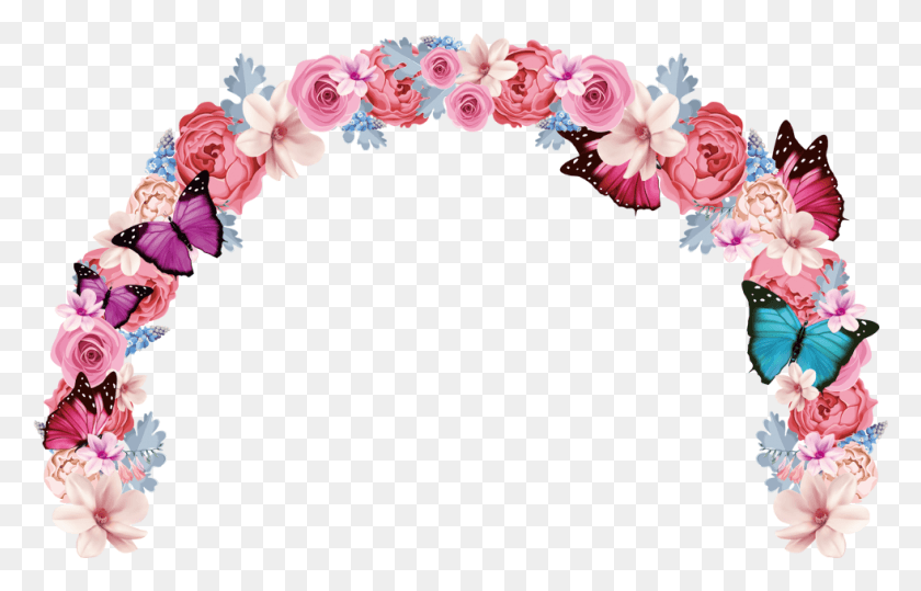 981x603 Flowers Arch Clipart Flowers Arch, Clothing, Apparel, Graphics HD PNG Download