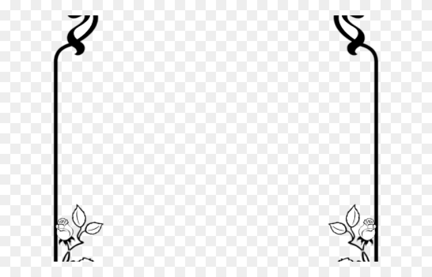 640x480 Цветы Границы Дизайн Черно-Белое Любовное Заклинание Молитва, На Открытом Воздухе, Природа, Астрономия Hd Png Скачать