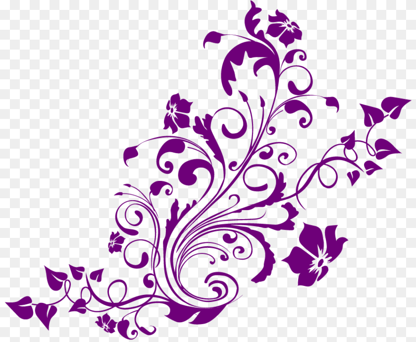 827x690 Flowers Clip Art Border, Floral Design, Graphics, Pattern, Purple Transparent PNG