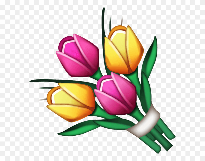600x600 Descargar Png Flores Emoji Iphone, Planta, Flor, Flor Hd Png