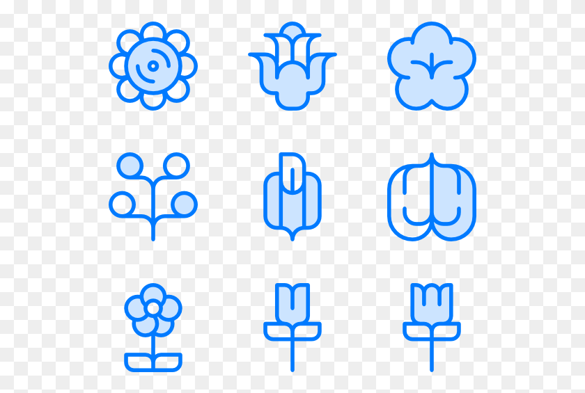 529x505 Flowers Icon, Symbol, Light, Text HD PNG Download
