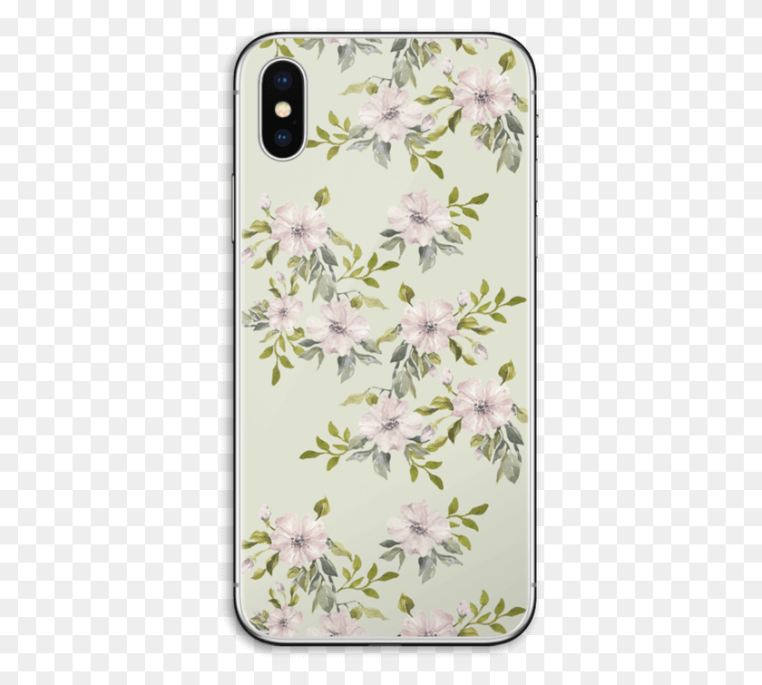 354x695 Flowers In Pink Skin Iphone X Mobile Phone Case, Floral Design, Pattern, Graphics HD PNG Download