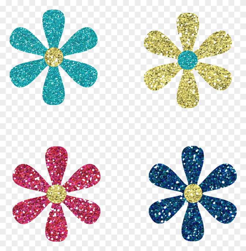 1065x1088 Flowers Scrapbook Colors Glitter Image Outline Snowflake Tattoo Design, Light, Flare, Jewelry HD PNG Download