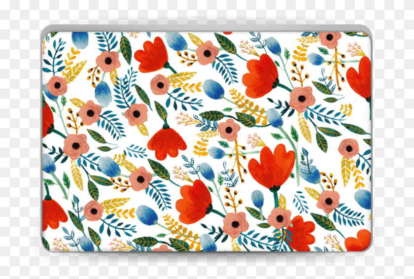 718x506 Flowers Skin Laptop Floral Design, Rug, Pattern, Accessories HD PNG Download