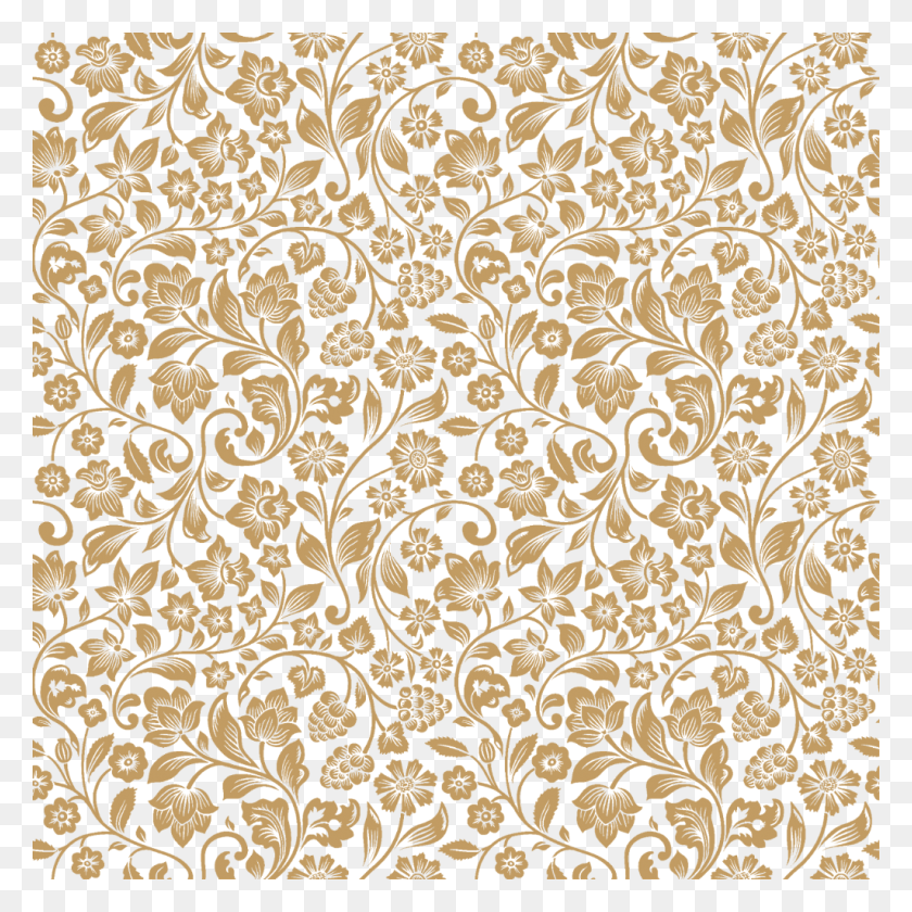1024x1024 Flowers Sticker Texture Background Design, Rug, Lace, Pattern HD PNG Download