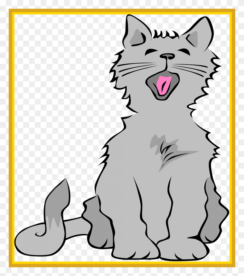 1008x1151 Fluffy Cat Transparent Transparent Background Cat Clipart, Pet, Animal, Mammal HD PNG Download
