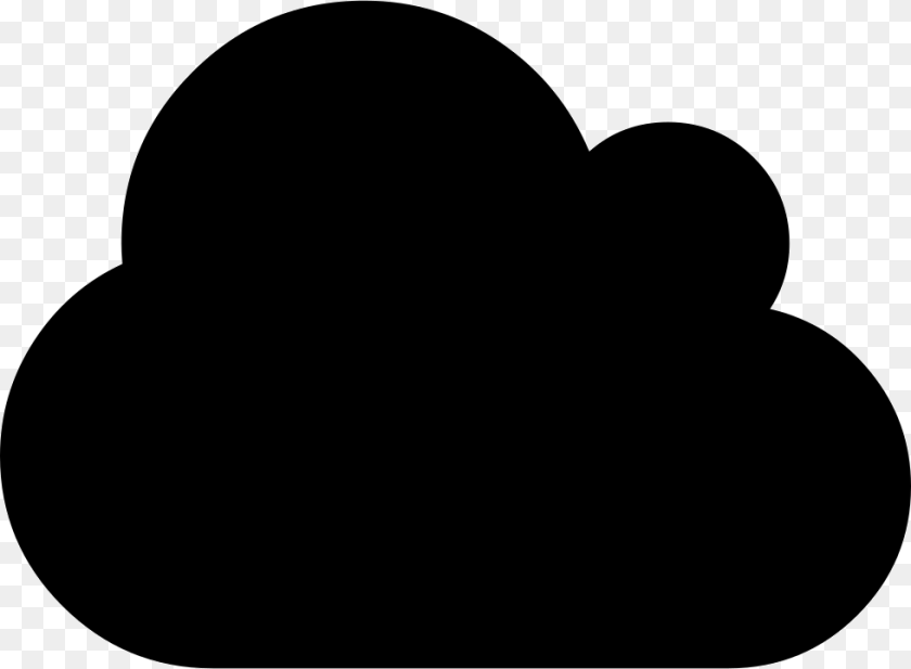 Fluffy Heart, Silhouette Sticker PNG