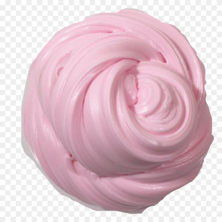 1024x1024 Fluffy Slime Pink Fluffy Slime, Cream, Dessert, Food HD PNG Download