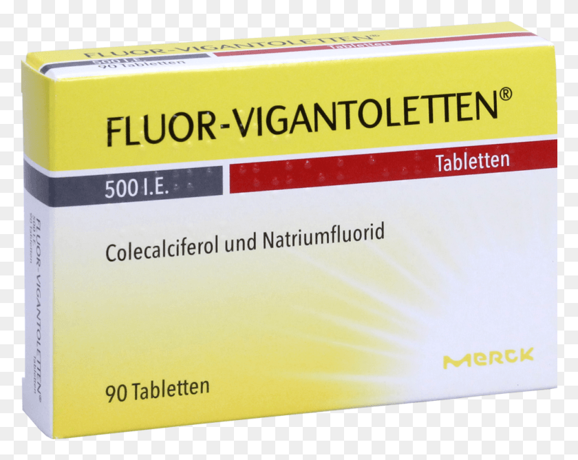 1001x781 Descargar Png Fluor Vigantoletten 500 I, Texto, Caja, Etiqueta Hd Png