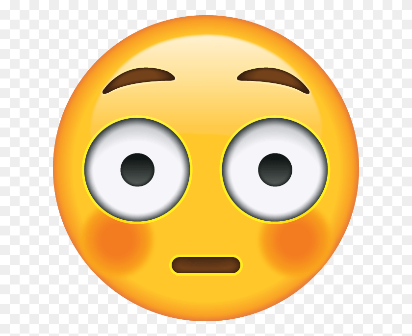 625x625 Раскрасневшееся Лицо Emoji Широкоугольные Emoji, Сфера, Маска, Еда Hd Png Скачать