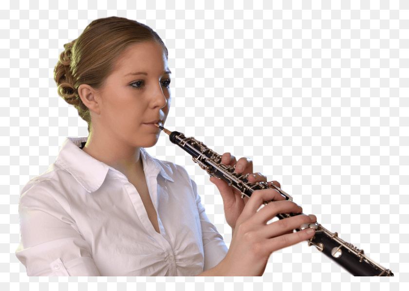 795x549 Flute Instrument Clarinet, Person, Human, Oboe HD PNG Download