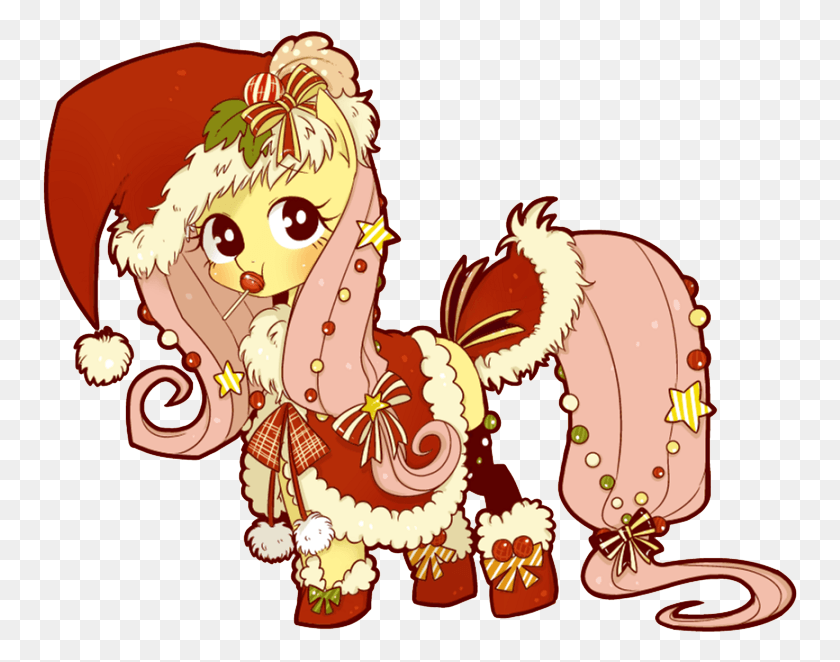 755x602 Fluttershy Fluttershy Christmas, Graphics, Dragon HD PNG Download